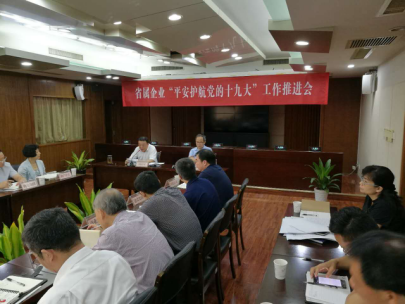 省國資委召開省屬企業(yè)“平安護(hù)航黨的十九大”工作推進(jìn)會