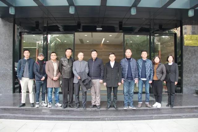 集團(tuán)公司黨委書記總經(jīng)理虞岳明赴山水集團(tuán)洽談合作