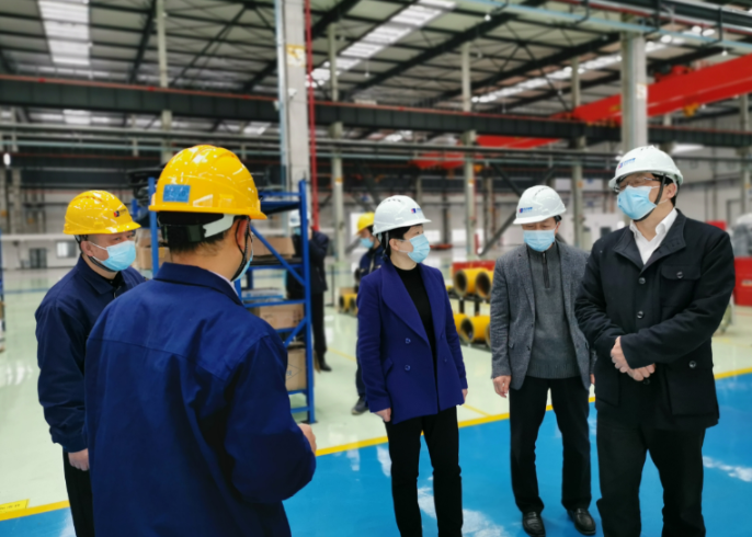 省委組織部副部長(zhǎng)胡旭陽一行赴德清申達(dá)調(diào)研指導(dǎo)