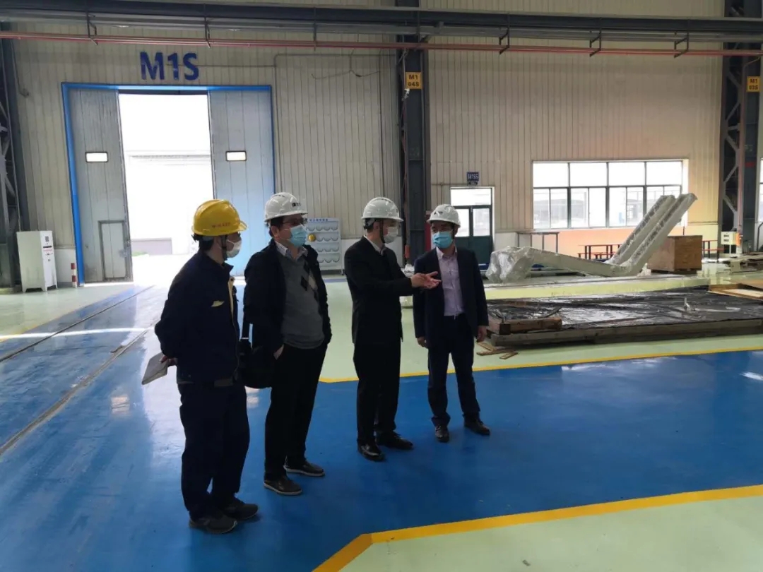 集團(tuán)公司黨委委員、副總經(jīng)理酈幾寧一行赴德清申達(dá)調(diào)研指導(dǎo)