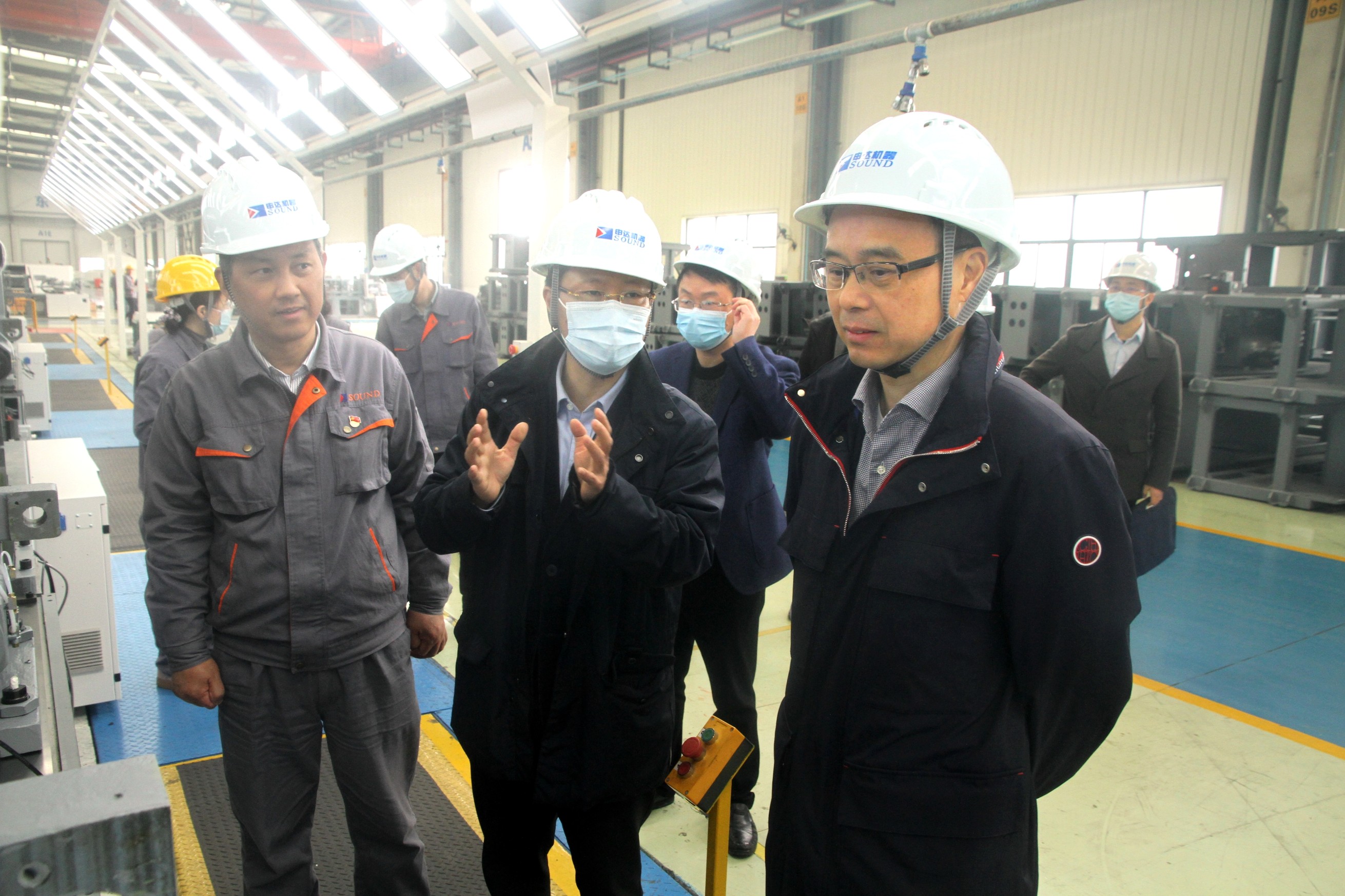 省國資委黨委委員、副主任姜揚(yáng)劍赴申達(dá)機(jī)器公司調(diào)研